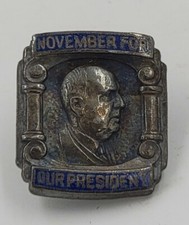 Vintage Mckinley Presidential Sterling Silver Pin
