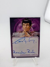 Carolyn Seymour 2022 Star Trek TNG A18 Autograph Inscription Romulans Rule picture