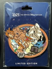 Disney Parks D23 Stitch Yeti 20th Anniversary Expedition Everest LE Jumbo Pin picture