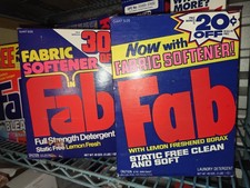 Fab-Fabric Softener Vintage Detergent 49oz. 2 Unopened Boxes picture