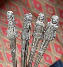 1935 Dionne Quintuplets Spoon Set / Colgate-Palmolive premium / silver plated picture