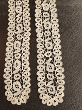 Antique Honiton Handmade Lace Lappets picture