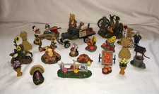 22 Piece Fall Village Set Include Popular Brands Like Lemex & Department 56 picture