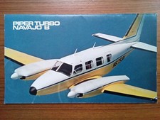 Scarce 1971 ~ Piper Turbo Navajo B ~ Factory Sales Marketing Booklet 22 Pages picture