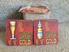24 Beer Coasters Mexico Modelo Brewing Give The Gift of Gold G80 picture