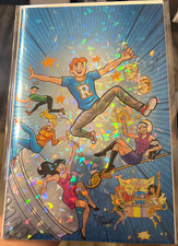 Archie The Decision #1 CRYSTAL FOIL Dan Parent Virgin Variant LTD 5 picture