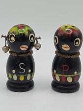 Vintage 1950's Disneyland's Adventureland Salt & Pepper Shakers picture