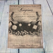 1956 Longines Wittnauer Watch Company Vtg Print Ad/Poster Promo Art Magazine Pg picture