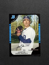2005 Bowman Justin Verlander #174 First Year Rookie RC Detroit Tigers picture