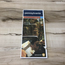 Vintage PENNSYLVANIA : Tourism & Transportation Map picture
