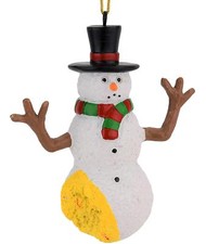 NO PACKAGING Funny Pee on Snowman Christmas Ornament Xmas Santa Claus Holiday picture