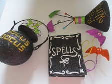 Lot of (3)  Pier 1 Halloween Ornaments picture