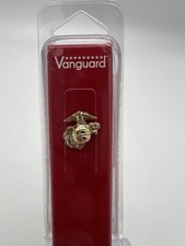 NEW Vanguard 24k Gold Lapel Pin Tie Tack USMC MARINE CORPS EGA picture