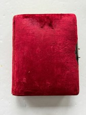 Antique 1800s Victorian Photo Album 34 Photos CDV Cabinet Cards Tintypes Wiscons picture