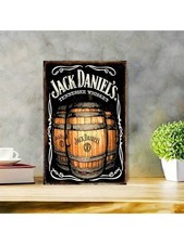 Vintage Whiskey Barrels Metal Tin Sign Vintage Alcohol Signs Poster picture