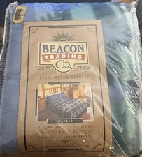 Vintage Beacon Navajo Camp Blanket King Size Southwestern NOS Made USA picture