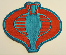 GI Joe COBRA Embroidered Patch~4 1/8