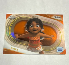 Topps 2025 Chrome Disney Debut Moana Simea /25 ORANGE Color Match picture