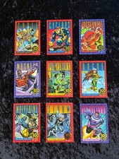 1993 Rare X-Men Series 2 Gold Foil Stamped Complete 9 Chase Card Set 30 Years picture