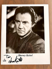 Harvey Keitel Autograph Black & White 8x10 Photograph 1992 picture