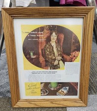 Vtg 1934 Camel Cigarette Framed Ad EXCELLENT Condition Wood Frame picture