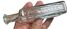 Antique Dr Seth Arnold's COUGH KILLER Open Pontil Bottle Smithfield Rhode Island picture