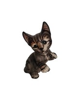 Porcelain Tabby Cat by The Harvey Knox Kingdom House of Global Art H511C82. picture
