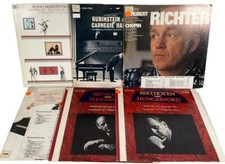 Lot of 6 Classical Piano Moisewitsch Richter Rubenstein Hungerford Entremont picture
