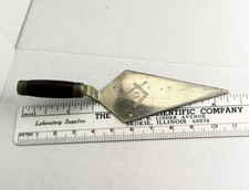 Vtg Miniature Masonic Lodge Presentation Trowel McKinley Lodge #712 Hammond IN picture