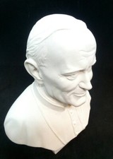 LOT OF 3 Pope John Paul II Ceramic Bust, 7