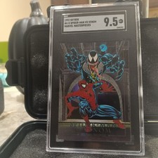 92 Marvel Masterpiece Spiderman Vs Venon picture