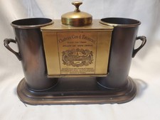 Vintage Jatex International Brass & Copper Double Wine Chiller – Château Cos... picture