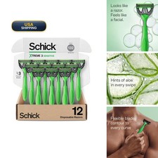 Schick Xtreme 3 Sensitive 3-Blade Disposable Razors for Men, 12 ct picture