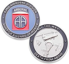 82nd U.S. Army Airborne Challenge Coin picture