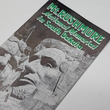 1942 Mt. Rushmore National Memorial South Dakota Brochure Construction Shrine SD picture