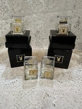 Vintage 1973 Playboy Playmate Perfume 4 Mini Bottle Set - 2 Original Boxes RARE picture