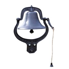 Lehman's Farm Dinner Bell Classic Ringing Cast Aluminum 14 inch Black picture