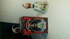 SANTA PORCELAIN CHRISTMAS BELL 5 1/2