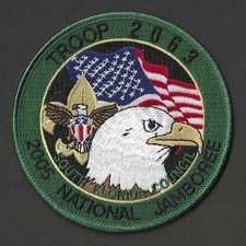 2005 National Scout Jamboree South Florida Council Troop 2063 Patch (Green) A002 picture