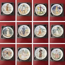 12 HENRI D'ARCEAU LIMOGES LES FEMMES WOMEN OF THE CENTURY COLLECTOR PLATES 8.5