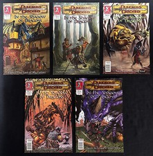 2001 Dungeons and Dragons In The Shadow of Dragons #1-6 Lot of 5  picture
