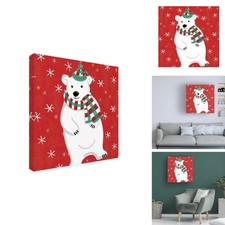 Trademark Fine Art Festive Christmas III Canvas Art 24x24 picture