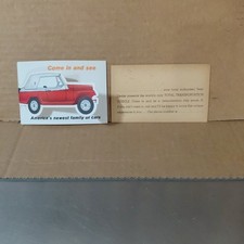 1967 Kaiser Jeep Jeepster & Jeepster Commando Fold Out Promotional mailer picture