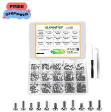 800PCS Tiny Electronics Screws Kit M1-M1.7 Pan Head Machine Screws Assortment picture