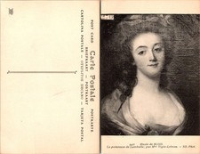 Vintage Musee de Blois Postcard La princesse de Lamballe 442 France Divided Back picture
