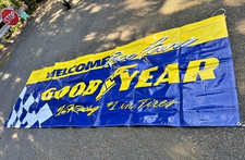 Large  Welcome Race Fans Goodyear Racing Tires 1 In Tires  Banner HUGE SIGN Shop picture