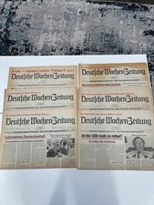 Cold War Era German-Deutsche Wochen-Zeitung Lot (6) 1987–1990 | Newspapers picture