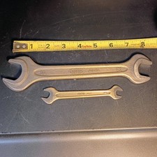 Vintage 1960s Made In Austria Set Of 2 Wrenches 27MM 22MM 11MM 6MM Stubai DIN895 picture