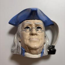 1976 Ben Franklin Mug Cup Stein American Ceramics picture