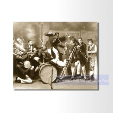 Vintage Cotton Club Band Photo Print 1920s Harlem Jazz Giclee Fine Art Print picture